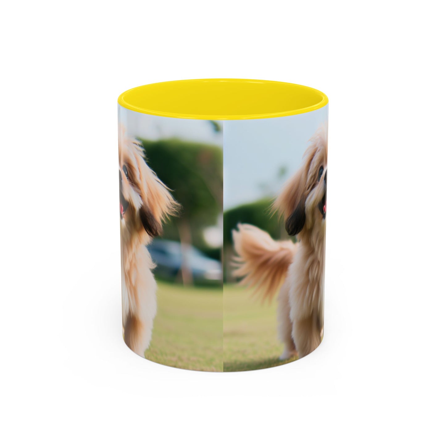 Taza de café con detalles de Pekapoo: el regalo perfecto para los amantes de los perros