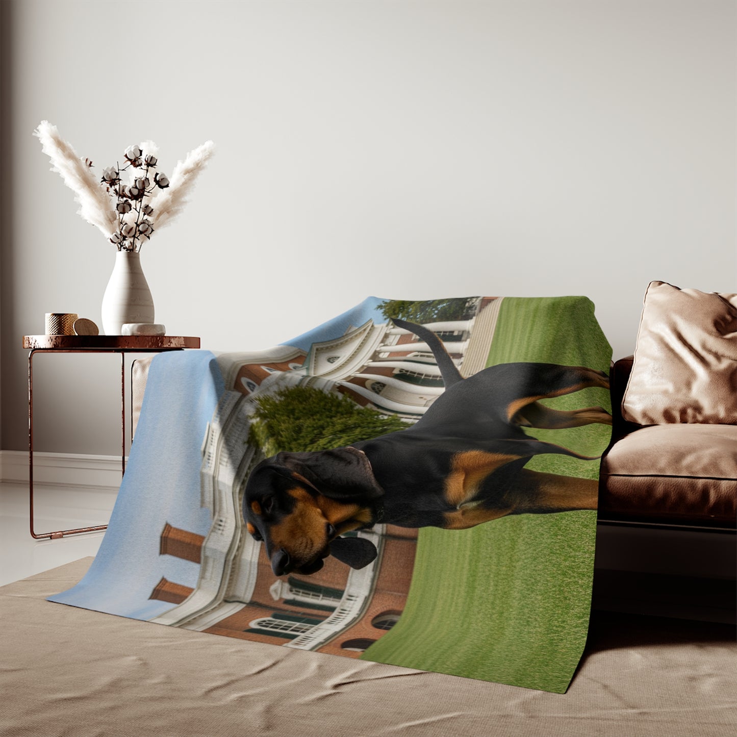 Black and Tan Coonhound Blanket