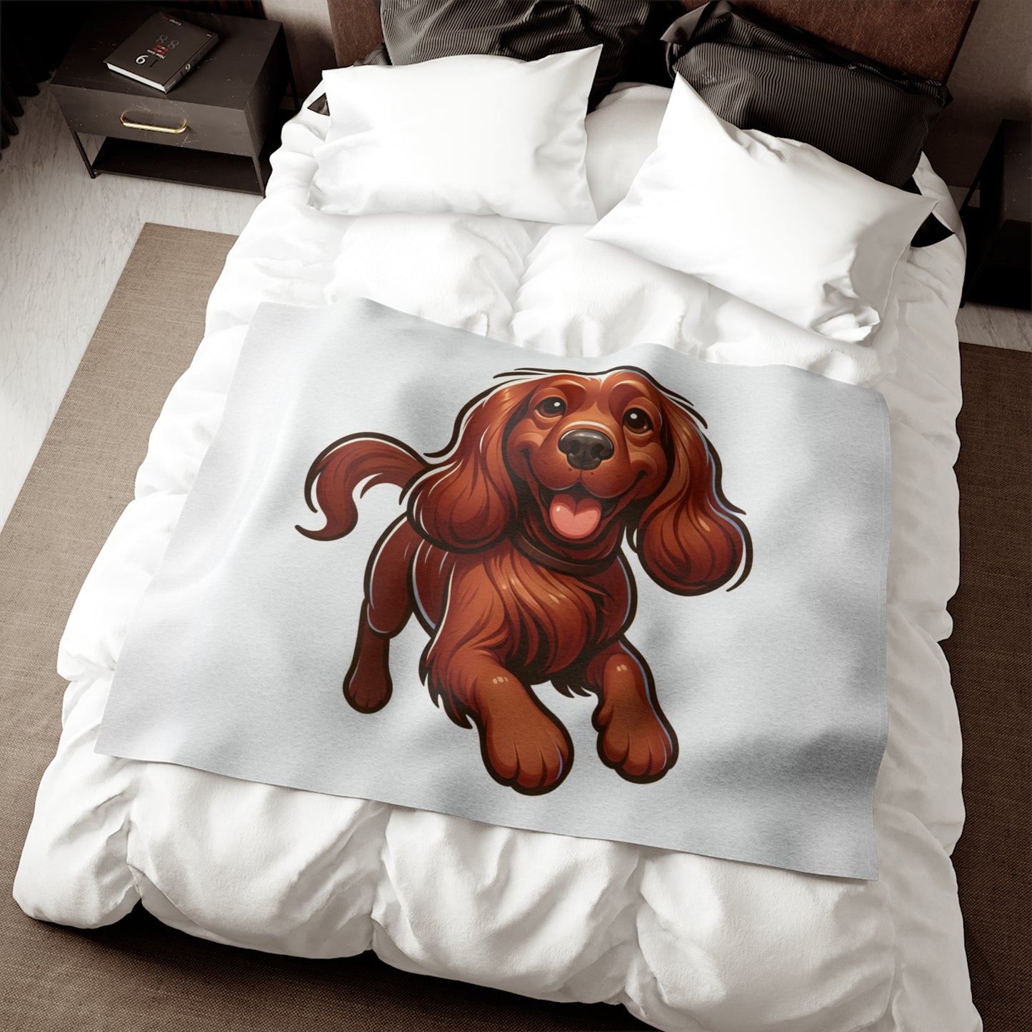 Sussex Spaniel Sweatshirt Blanket