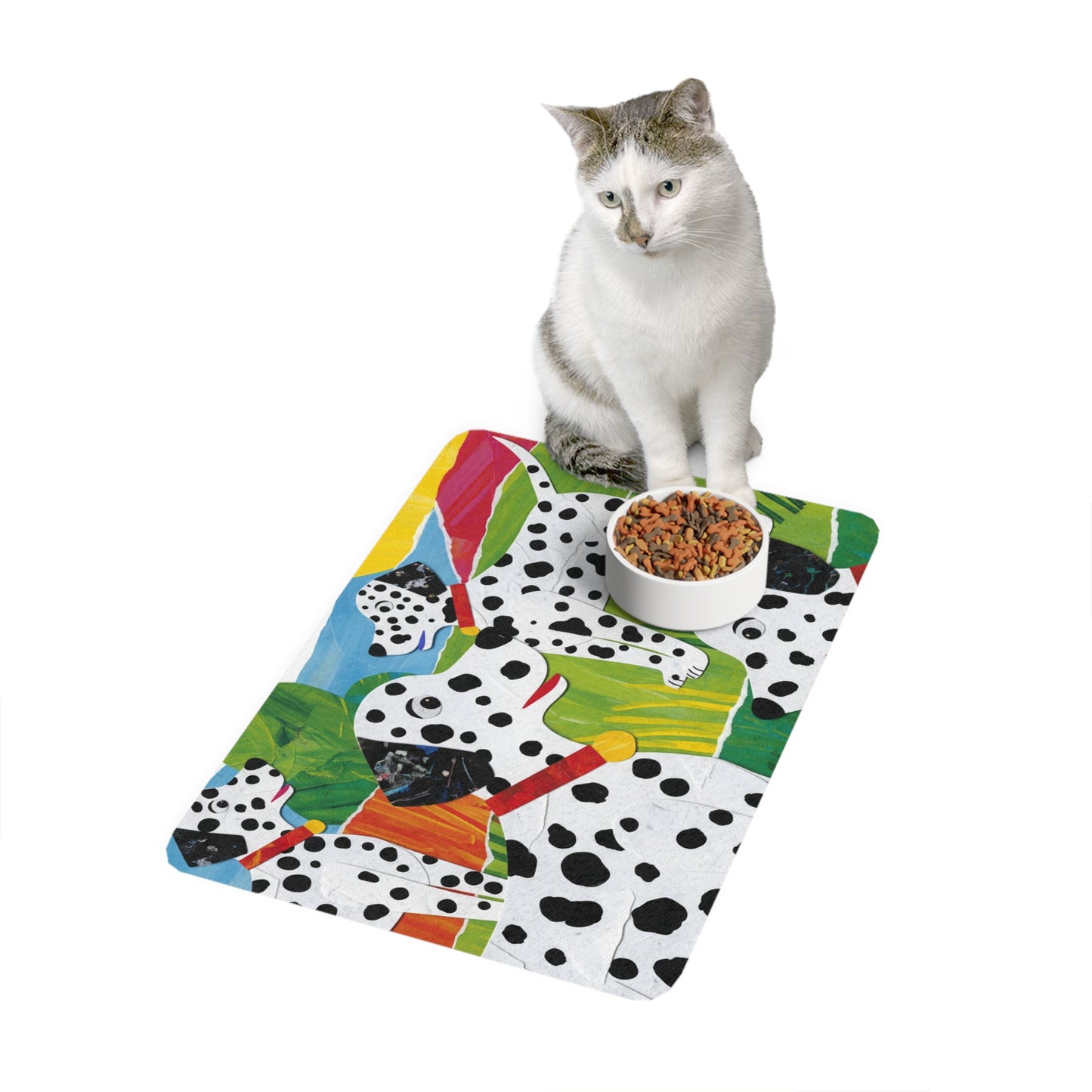 Pet Food Mat (12x18) - Dalmatian
