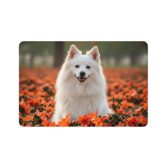 Pet Food Mat (12x18) - Indian Spitz