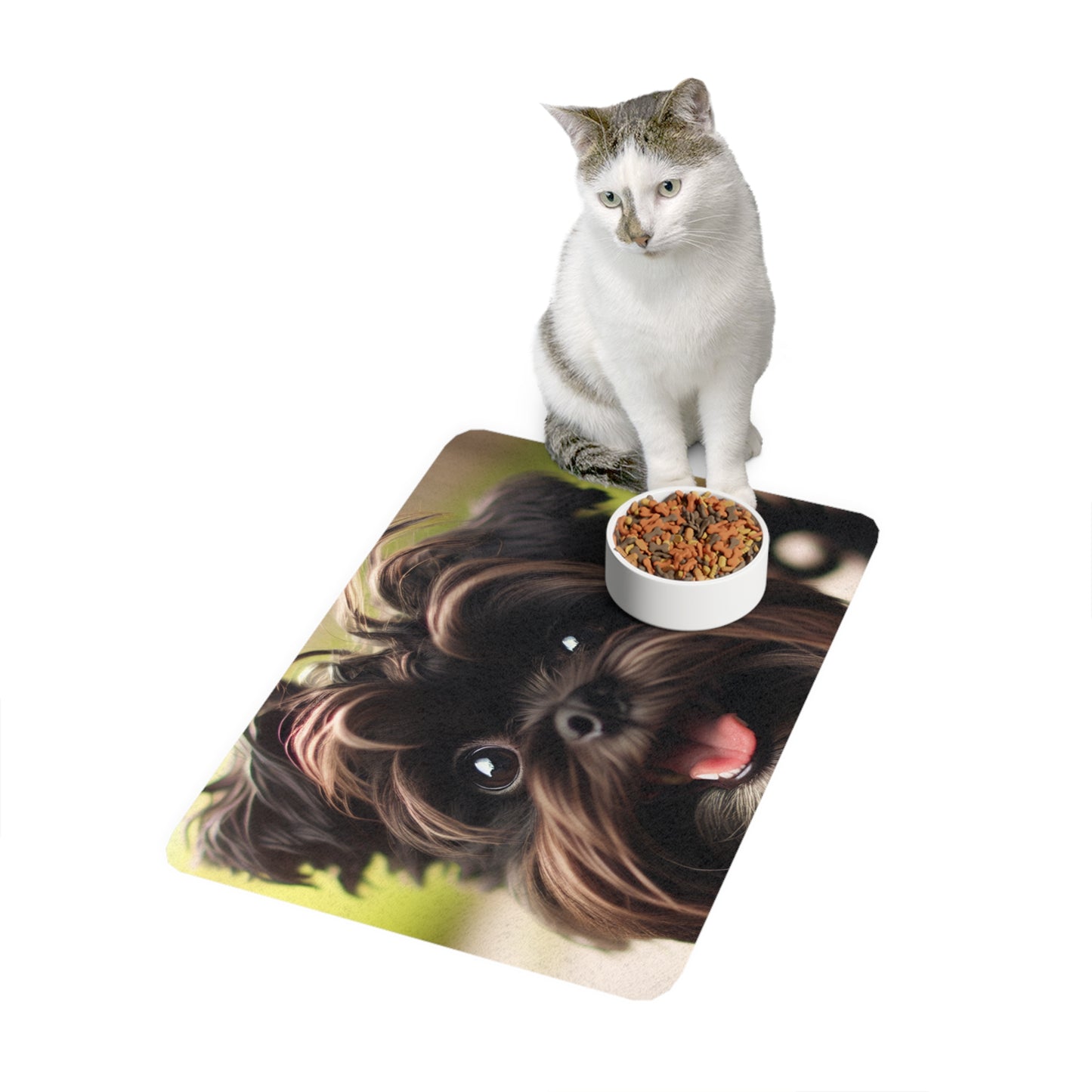 Pet Food Mat (12x18) - Affenpinscher