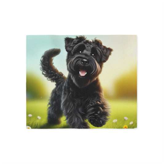 Russian Black Terrier Sweatshirt Blanket