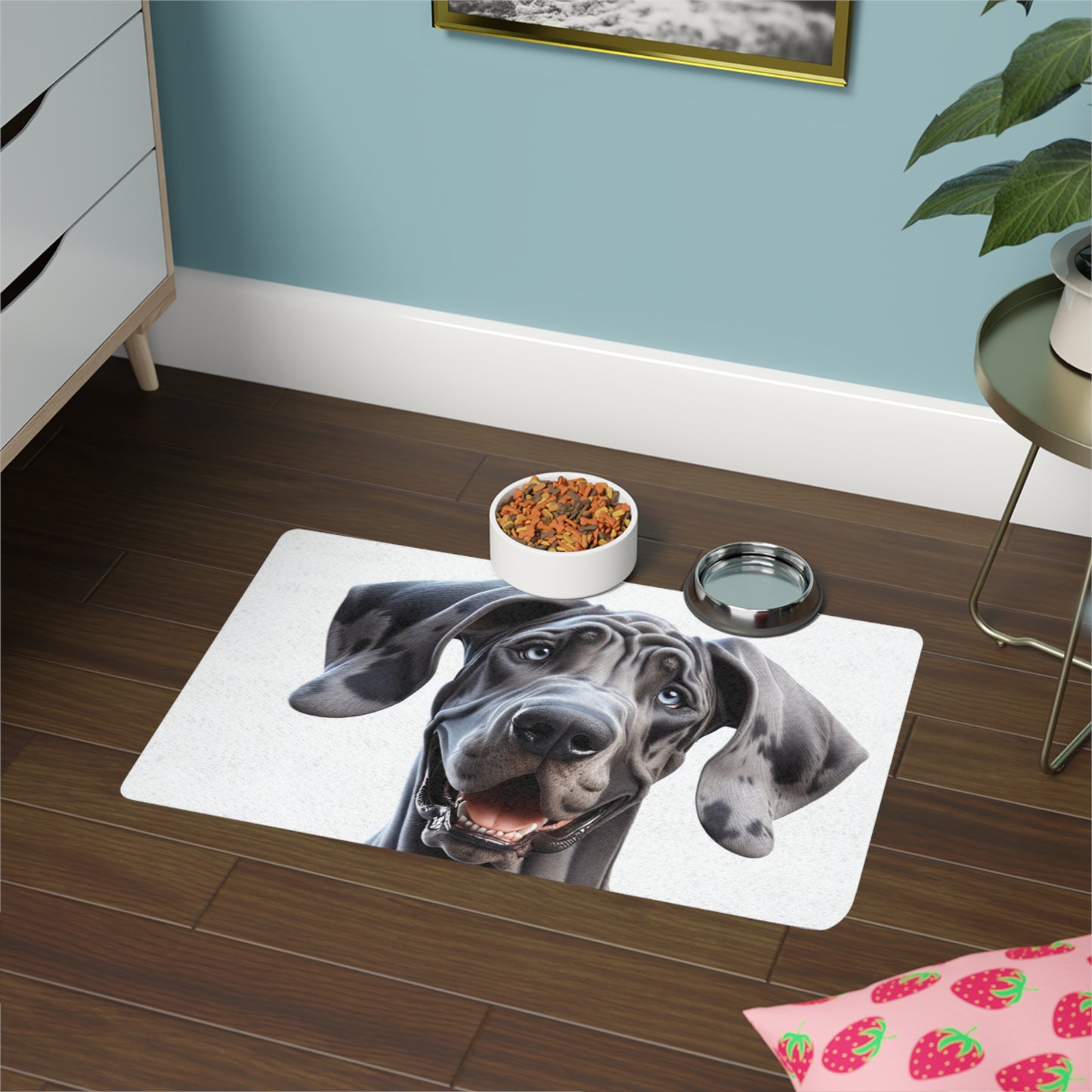 Pet Food Mat (12x18) - Great Dane