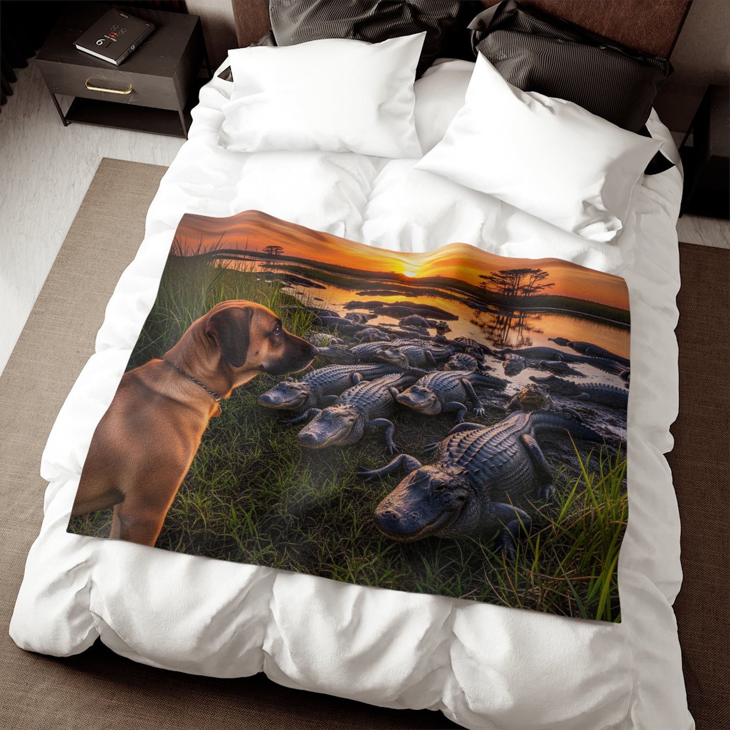 Black Mouth Cur Blanket