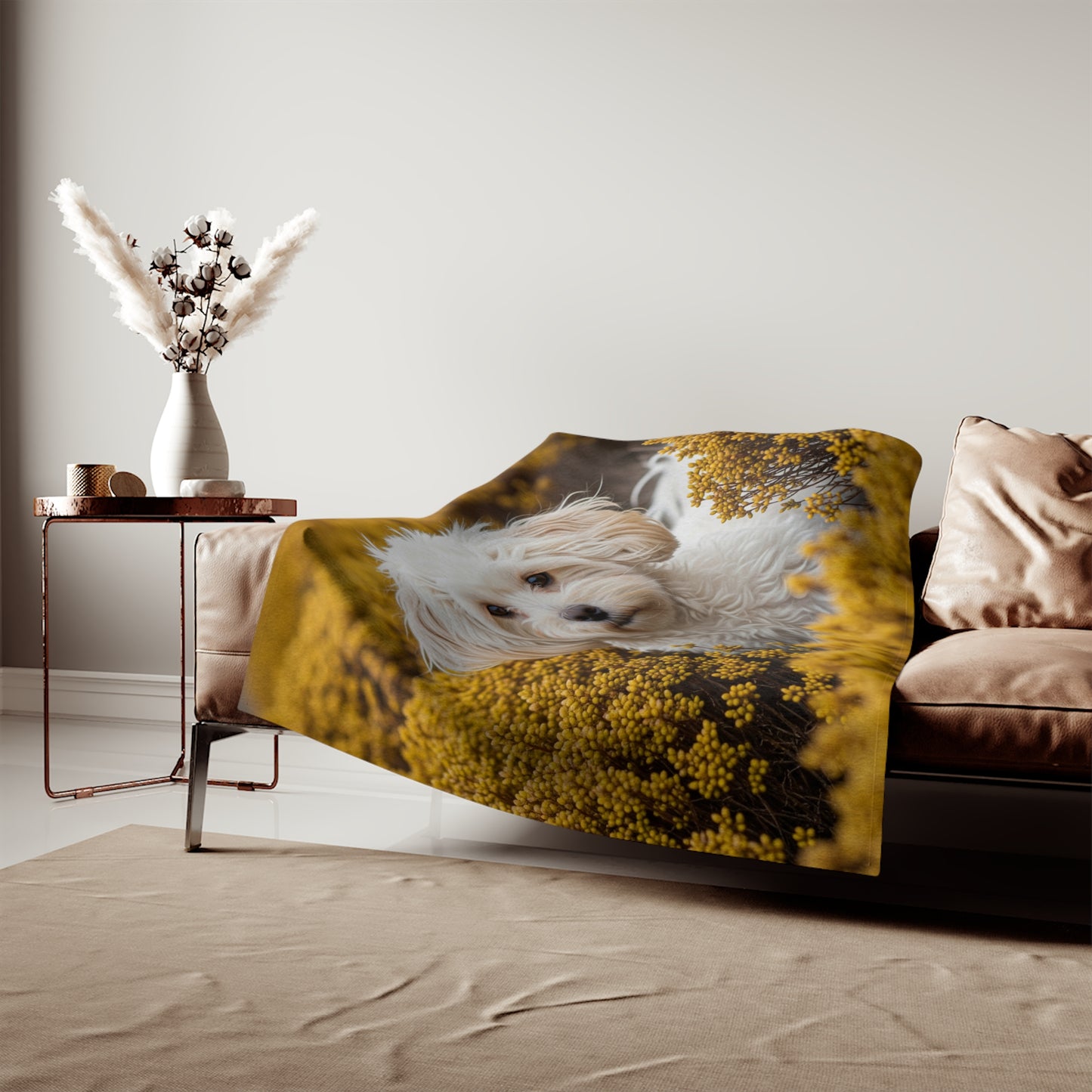 Maltipoo Sweatshirt Blanket