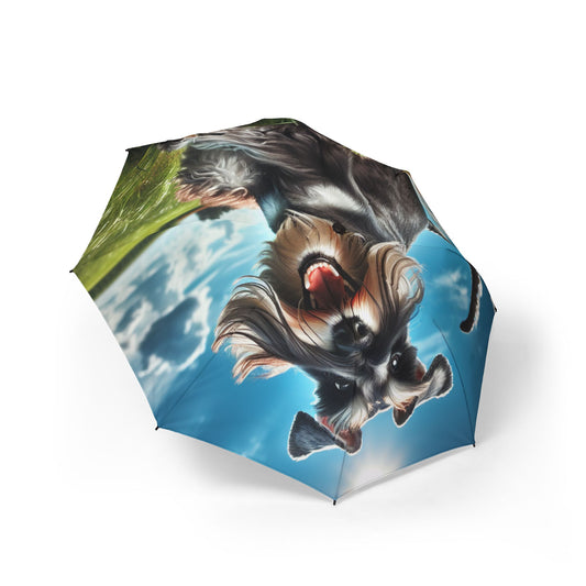 Standard Schnauzer Semi-Automatic Foldable Umbrella