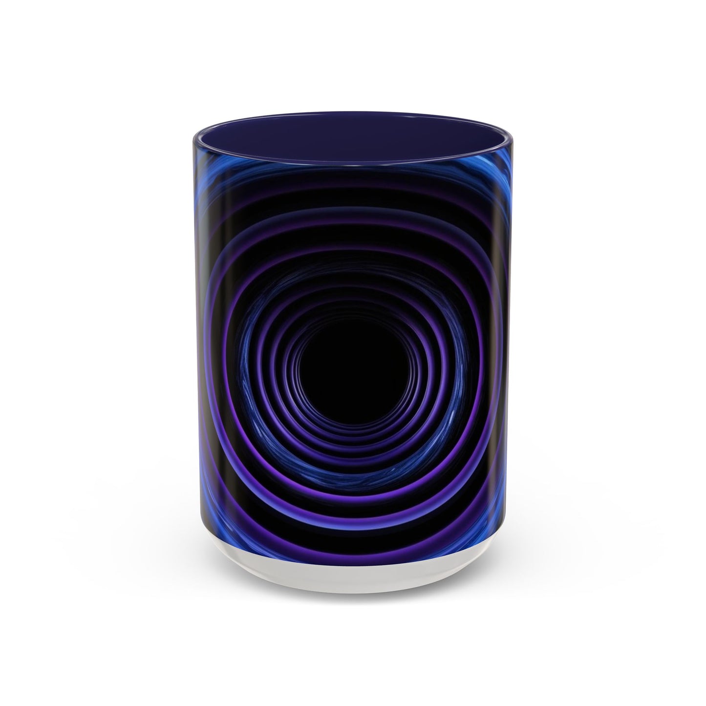 Optical Illusion Accent Mug – Ceramic Coffee Cup