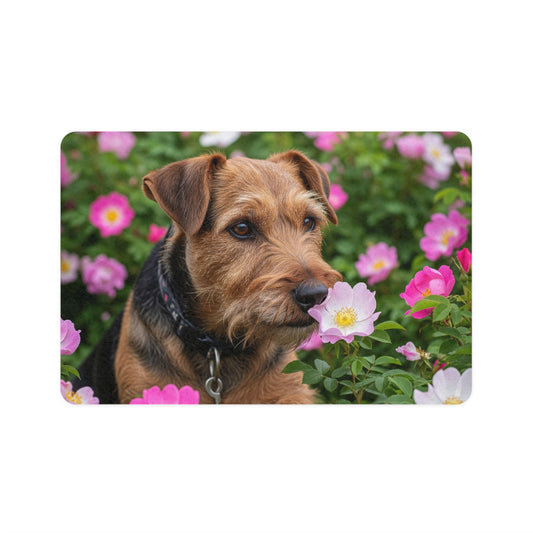 Pet Food Mat (12x18) - Teddy Roosevelt Terrier