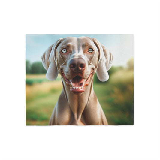 Weimaraner Sweatshirt Blanket