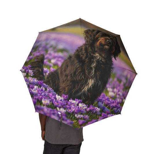 Schapendoes Semi-Automatic Foldable Umbrella