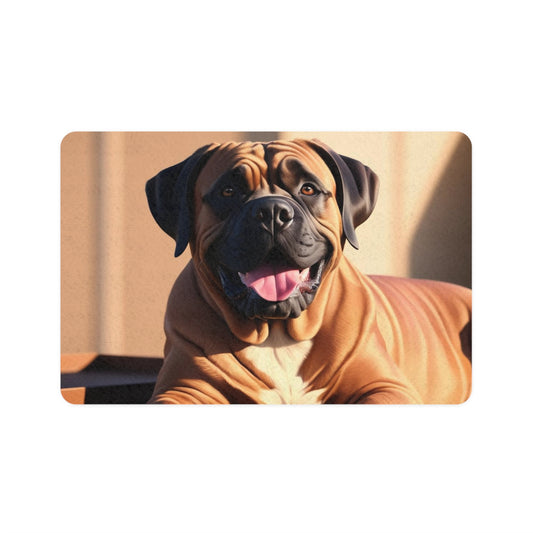 Pet Food Mat (12x18) - Neapolitan Mastiff