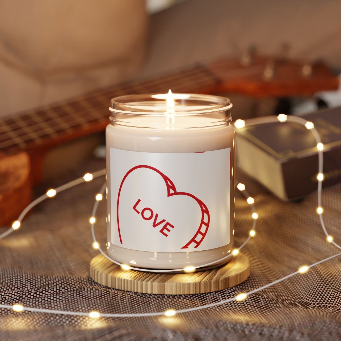 Love Candy Hearts- Scented Soy Candle, 9oz