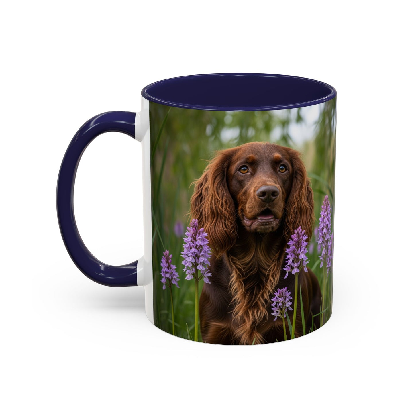 Mug à café à motif épagneul Pont-Audemer - Cadeau idéal pour les amoureux des chiens