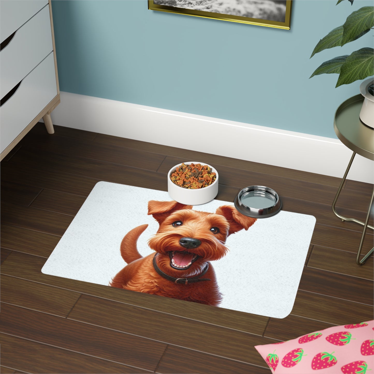 Pet Food Mat (12x18) - Irish Terrier