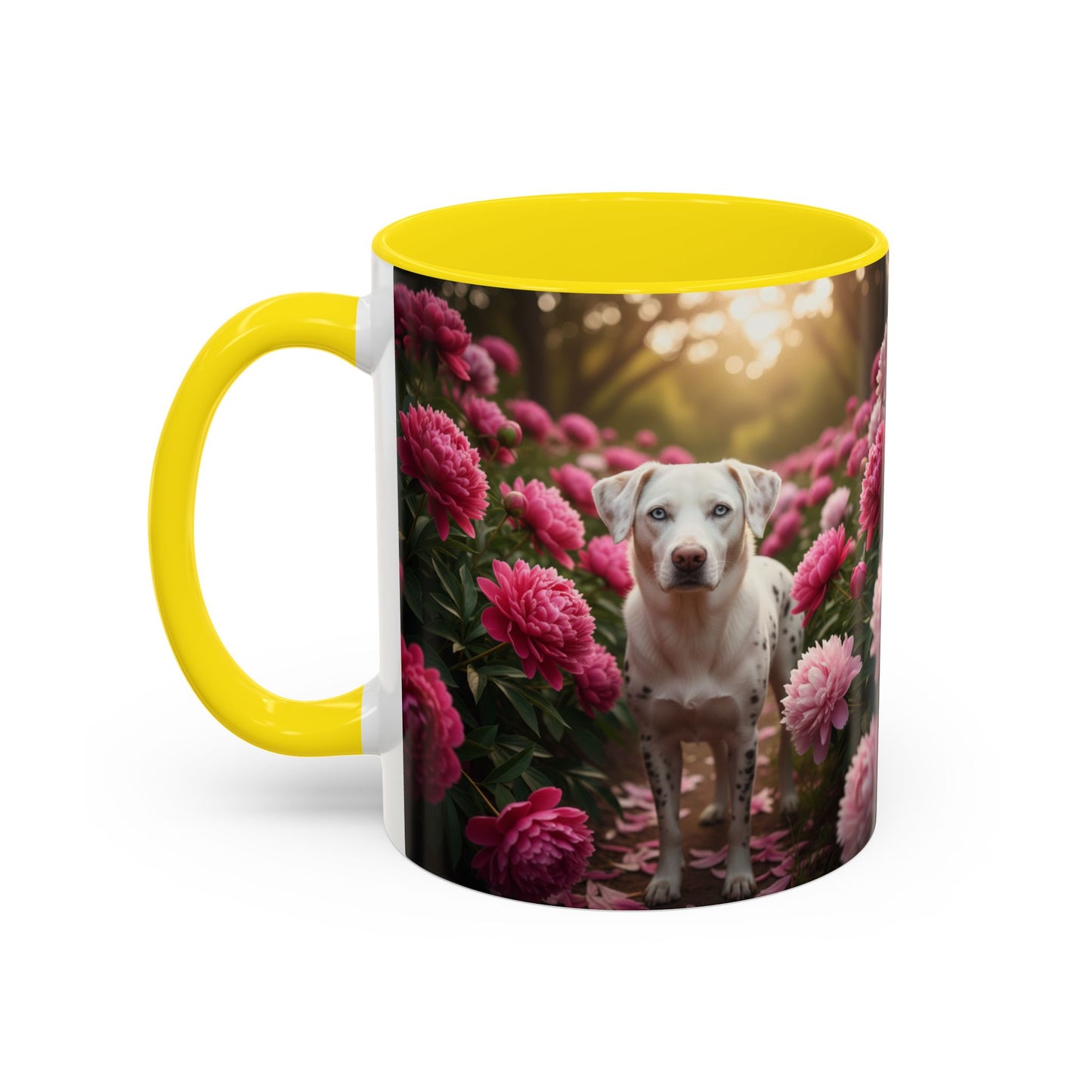 Catahoula Leopard Dog Accent Mug – Ceramic Coffee Cup