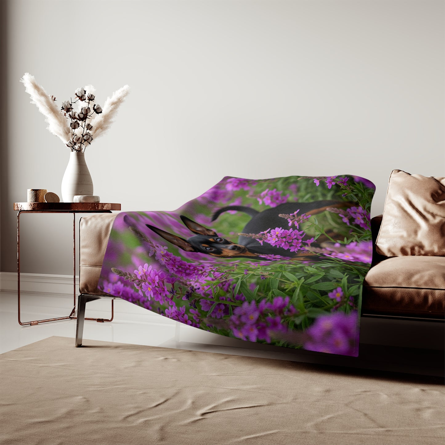 English Toy Terrier Sweatshirt Blanket