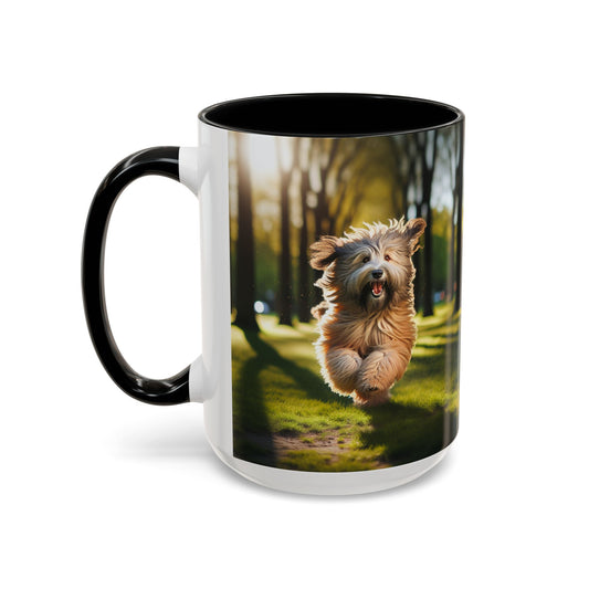 Taza de café con diseño de perro pastor polaco de las tierras bajas: el regalo perfecto para los amantes de los perros.