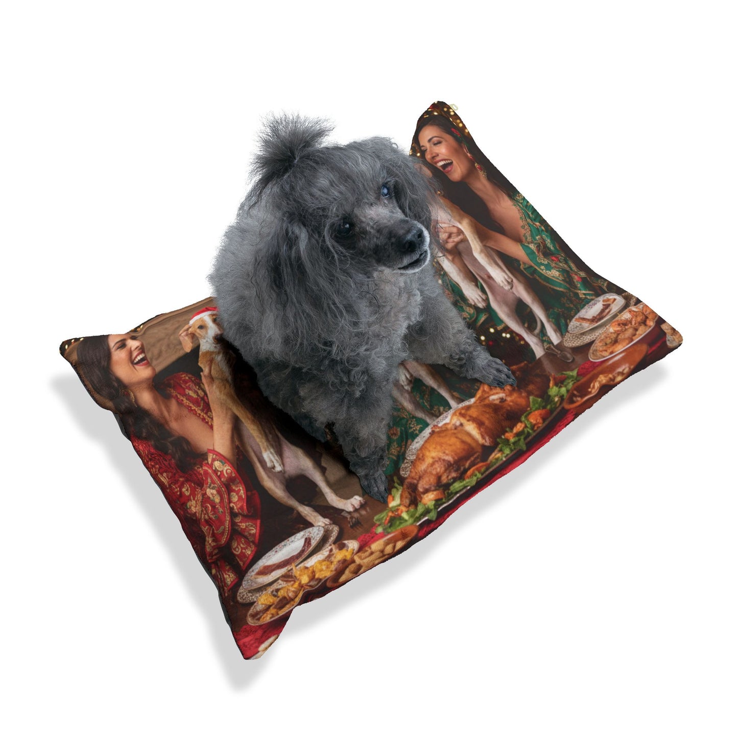 Spanish Holiday Feast Pet Bed
