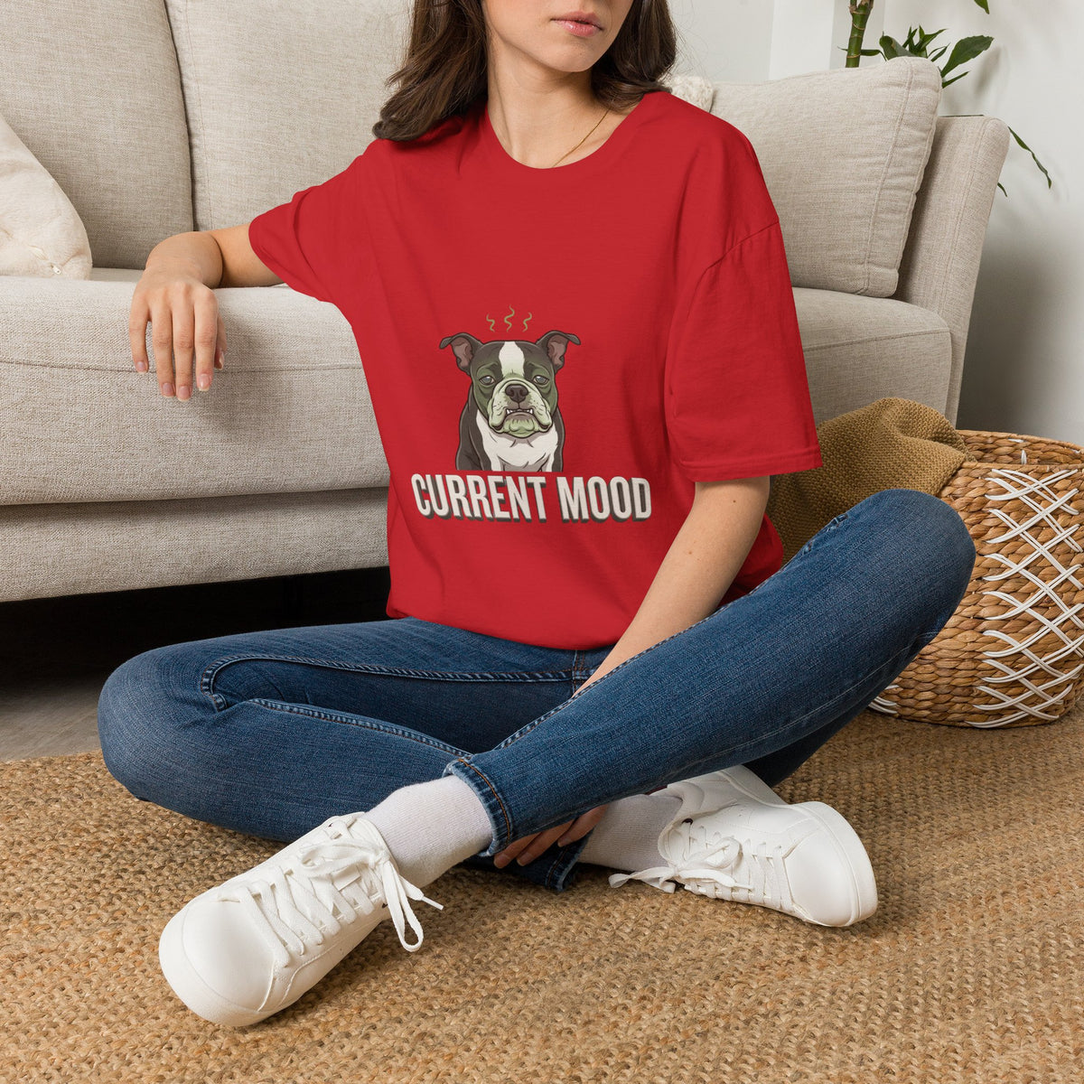 Boston Terrier Current Mood Tee Shirt