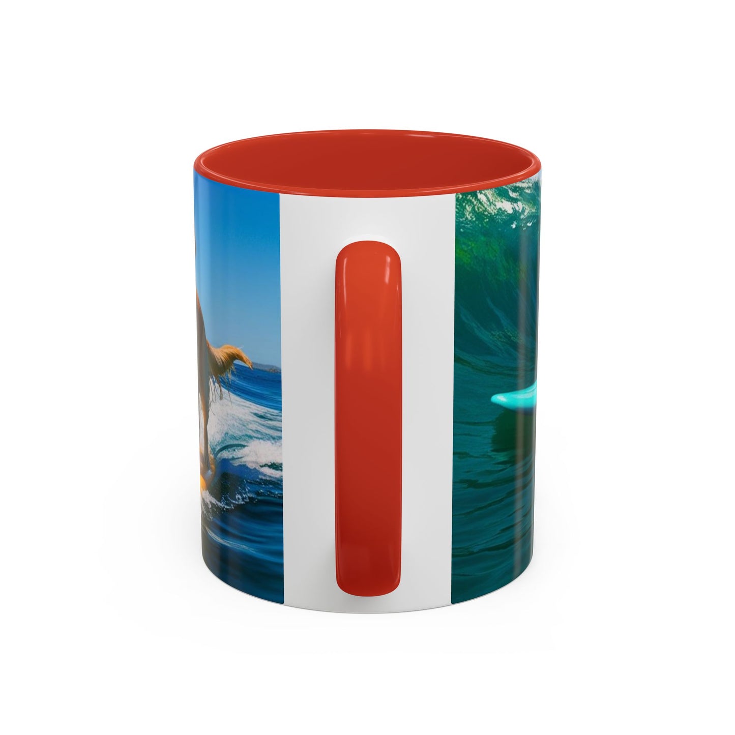 Mug à café Surf Dogs Accent - Cadeau idéal pour les amoureux des chiens