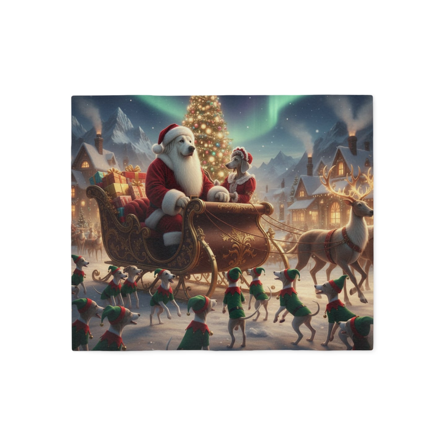 Santa's Sleigh Blanket