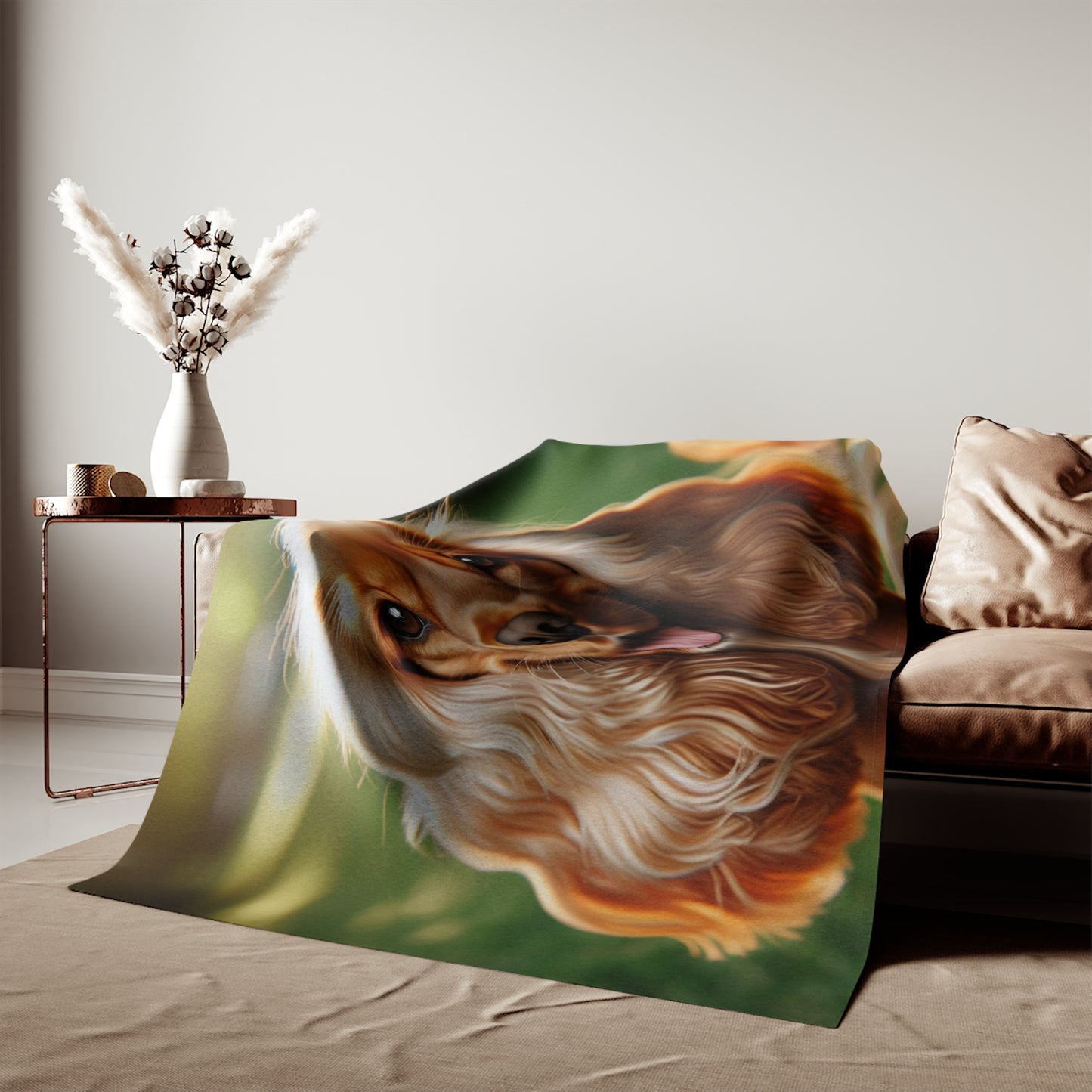 English Cocker Spaniel Sweatshirt Blanket