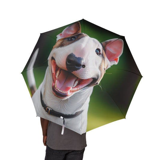 Bull Terrier Semi-Automatic Foldable Umbrella