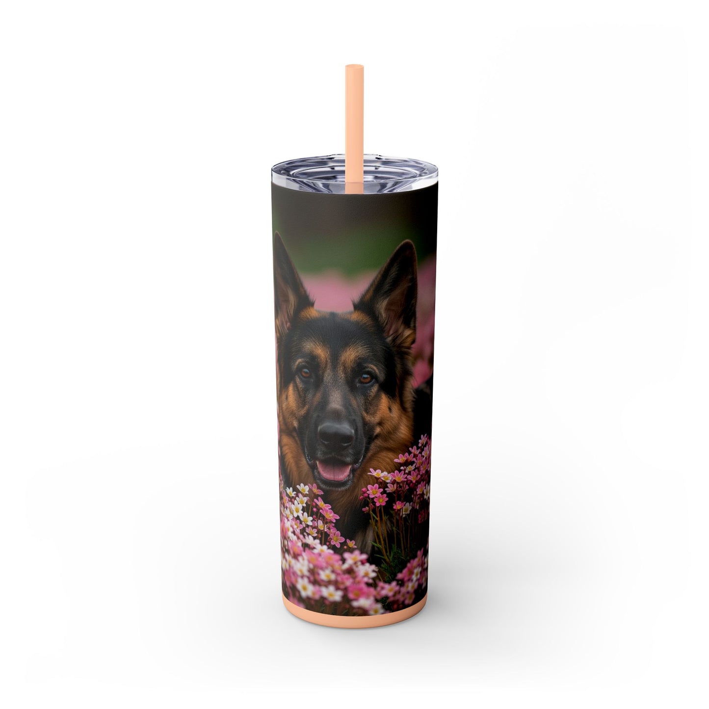 German Shepherd Tumbler with Straw, 20oz