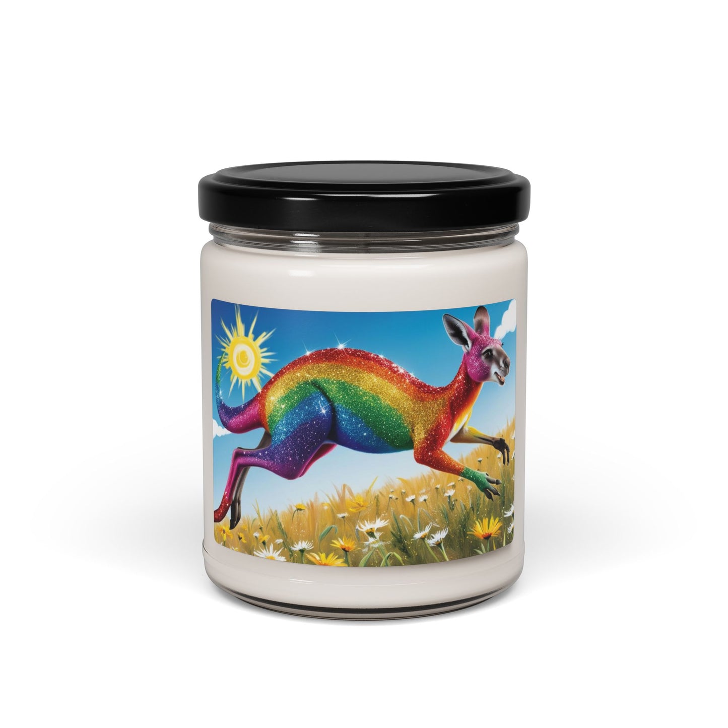 Rainbow Kangaroo- Scented Soy Candle, 9oz