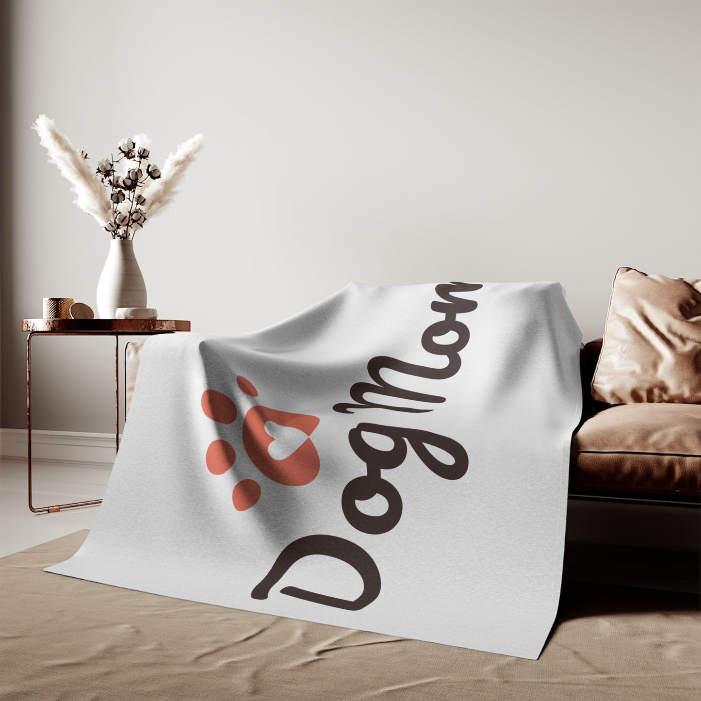 Dog Mom Sweatshirt Blanket
