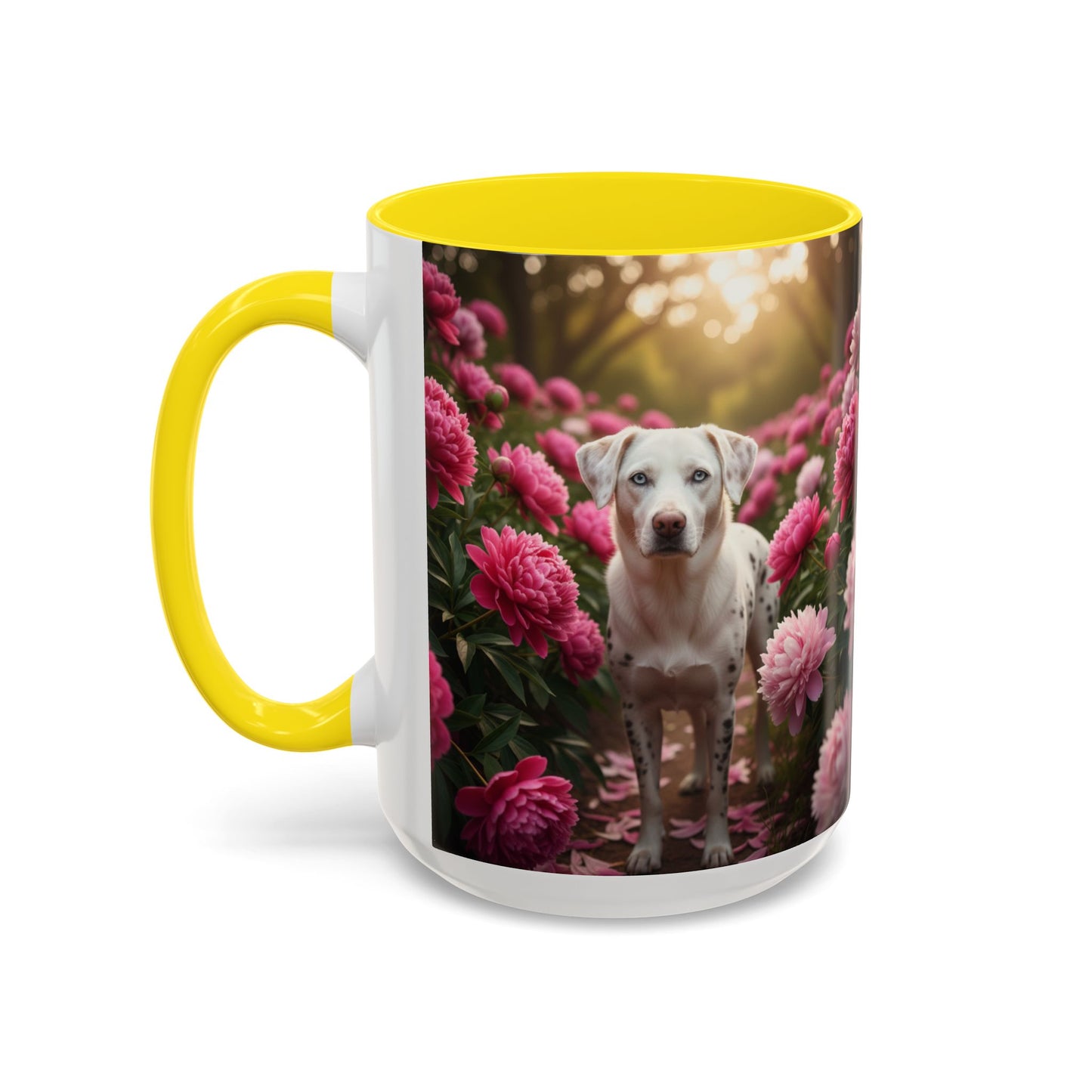 Catahoula Leopard Dog Accent Mug – Ceramic Coffee Cup