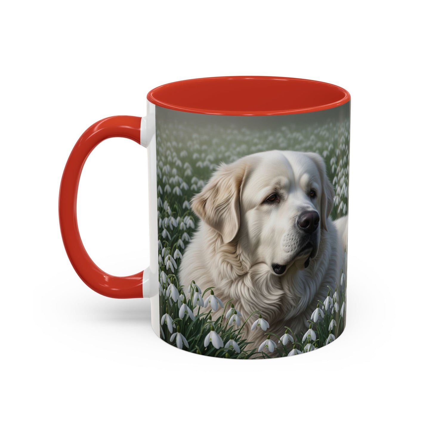 Mug à café avec motif de mastiff des Pyrénées - Cadeau idéal pour les amoureux des chiens