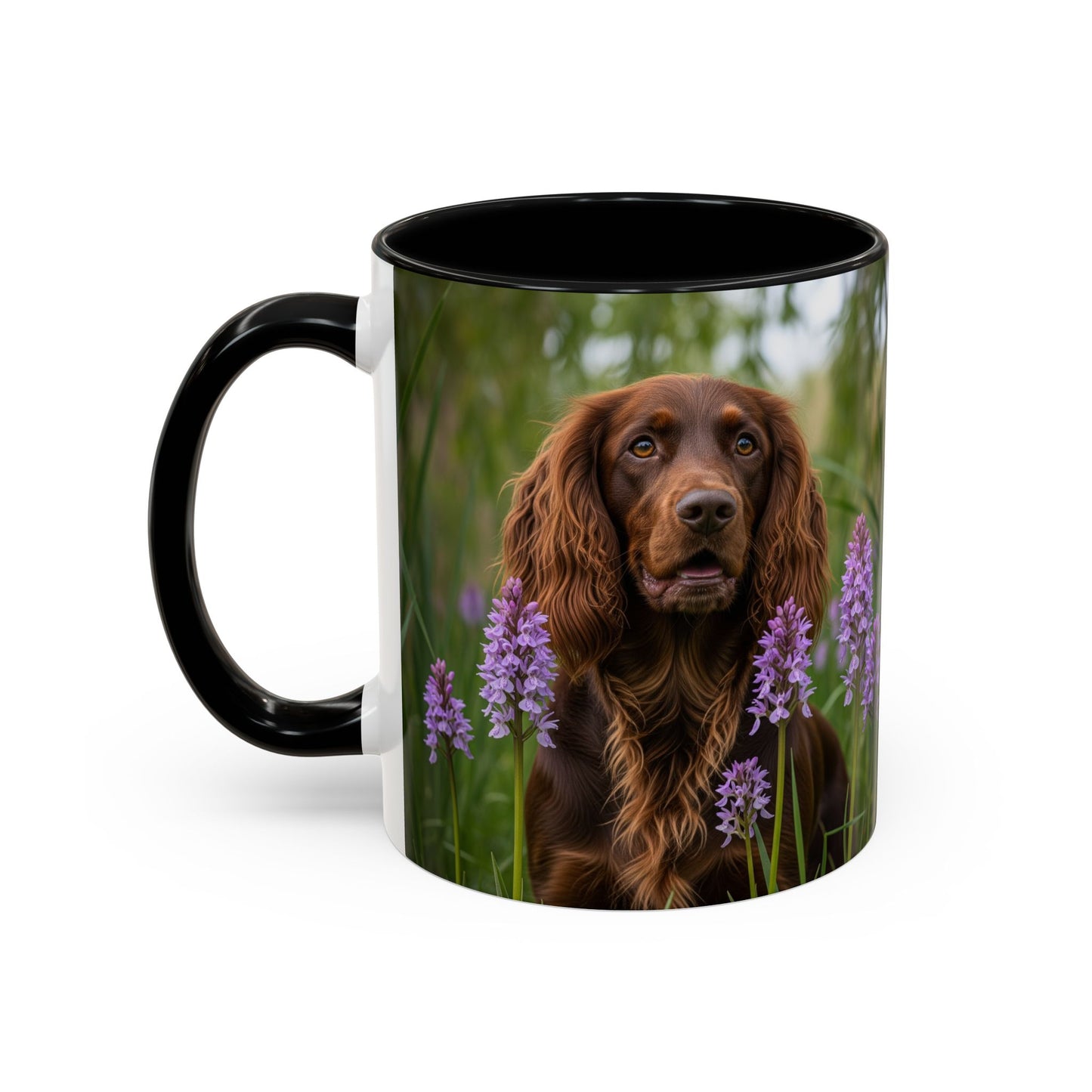 Mug à café à motif épagneul Pont-Audemer - Cadeau idéal pour les amoureux des chiens