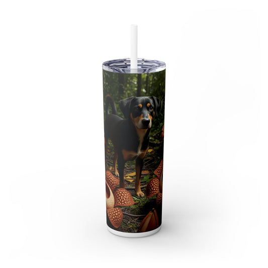 Telomian Skinny Tumbler with Straw, 20oz