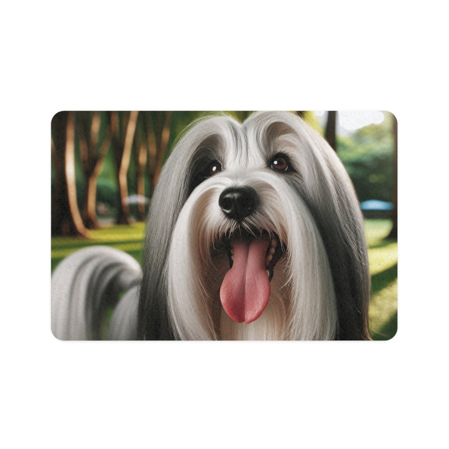 Pet Food Mat (12x18) - Tibetan Terrier