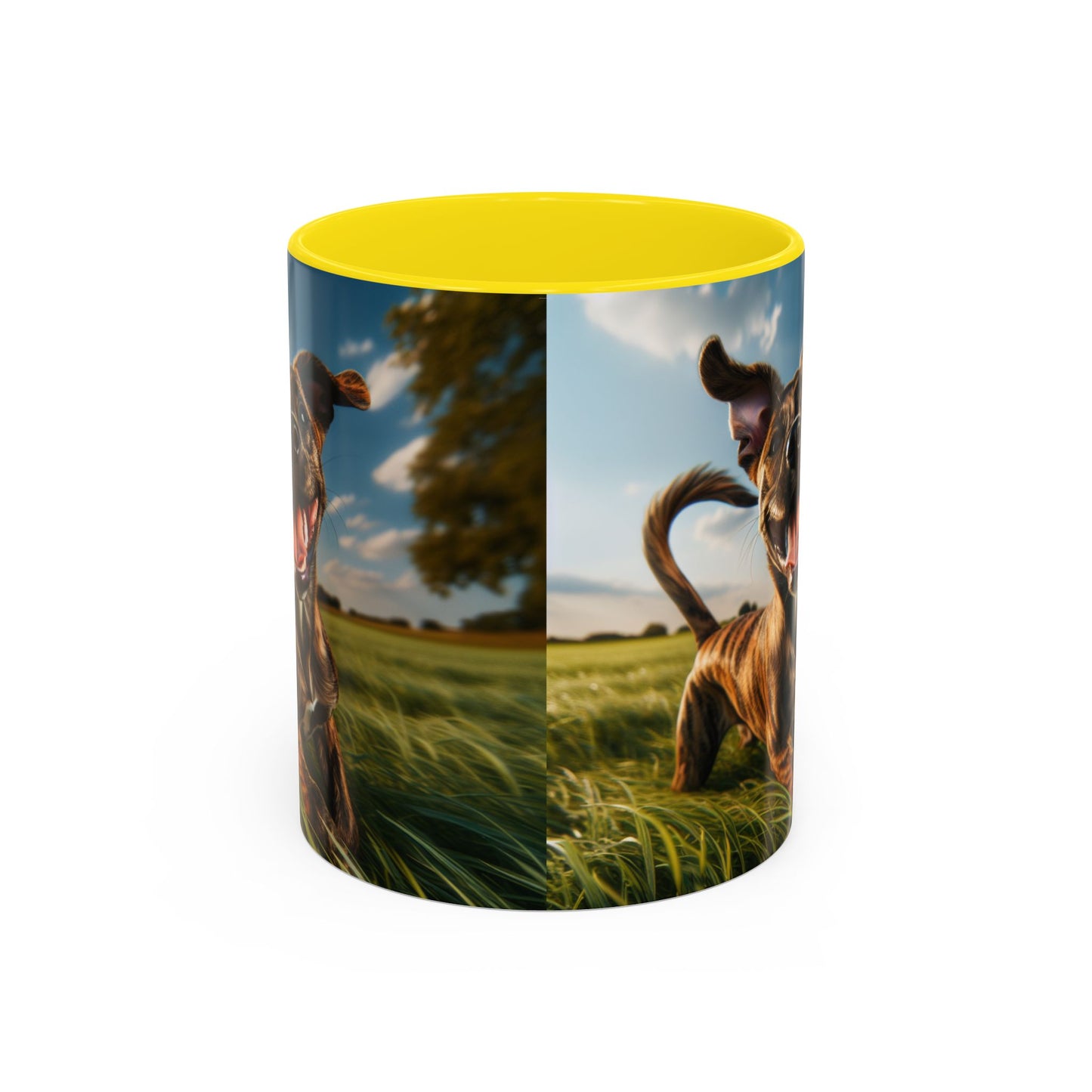 Treeing Tennessee Brindle Accent Coffee Mug - Perfect Gift for Dog Lovers