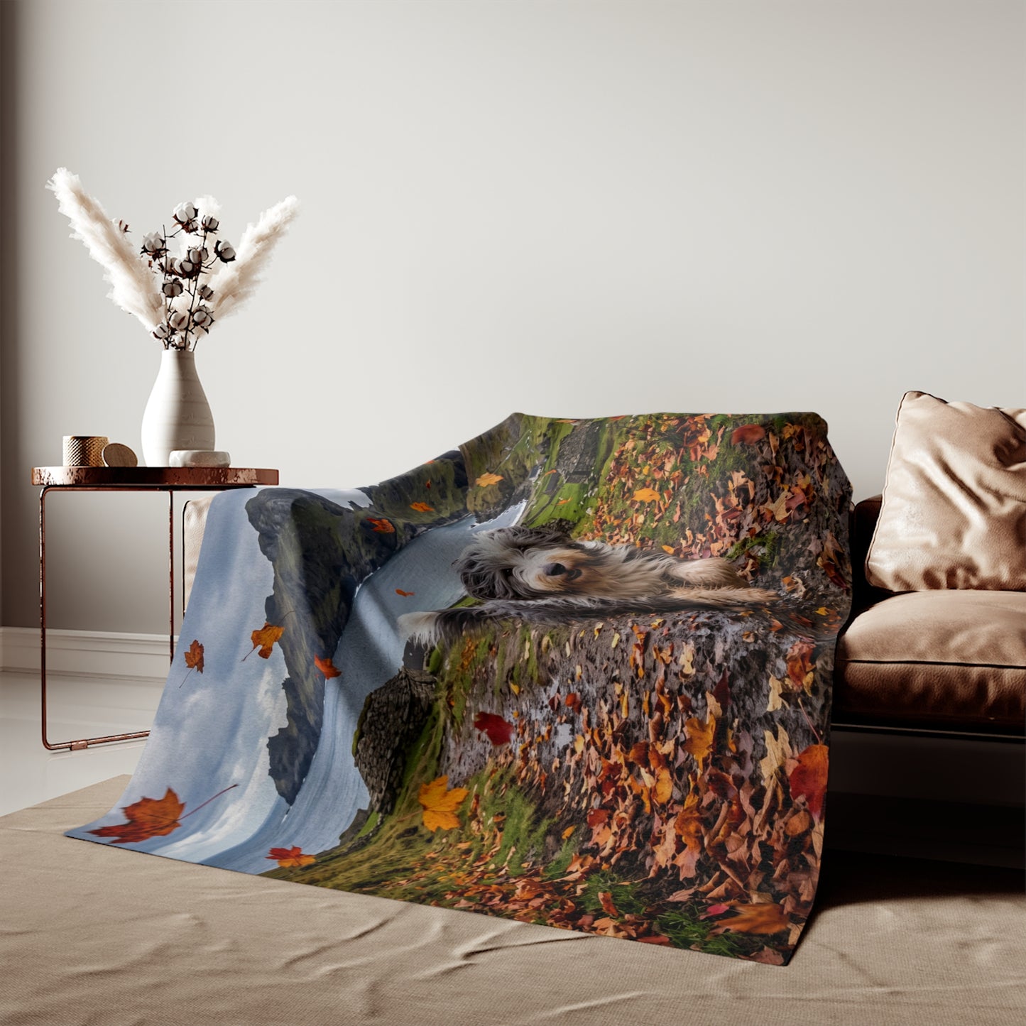 Bearded Collie Blanket