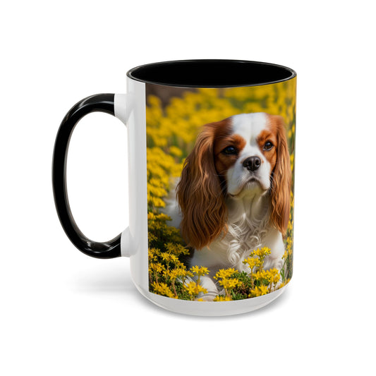 Cavalier King Charles Spaniel Accent Coffee Mug - Perfect Gift for Dog Lovers