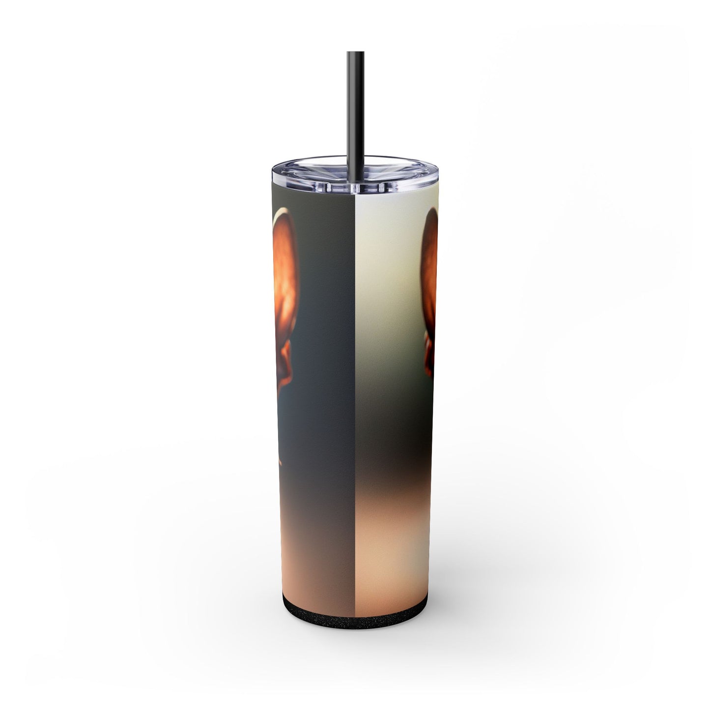 Xoloitzcuintli Skinny Tumbler with Straw, 20oz