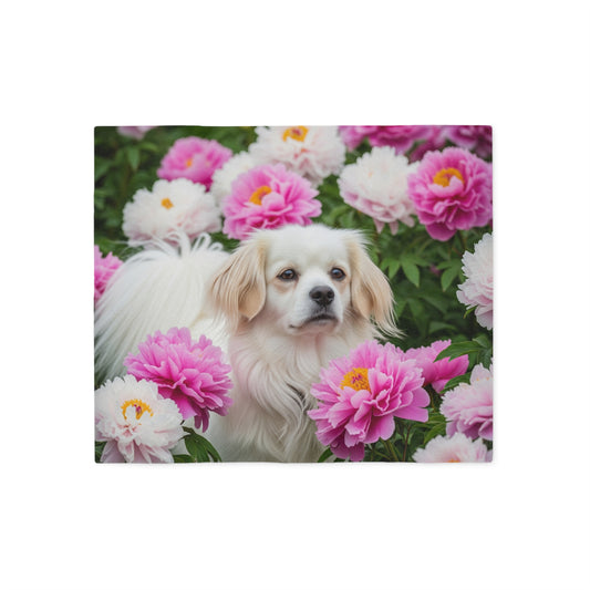 Tibetan Spaniel Sweatshirt Blanket