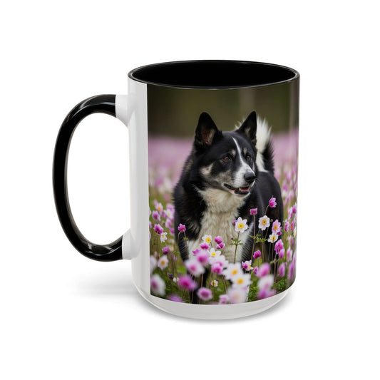 Karelian Bear Dog Accent Coffee Mug - Perfect Gift for Dog Lovers