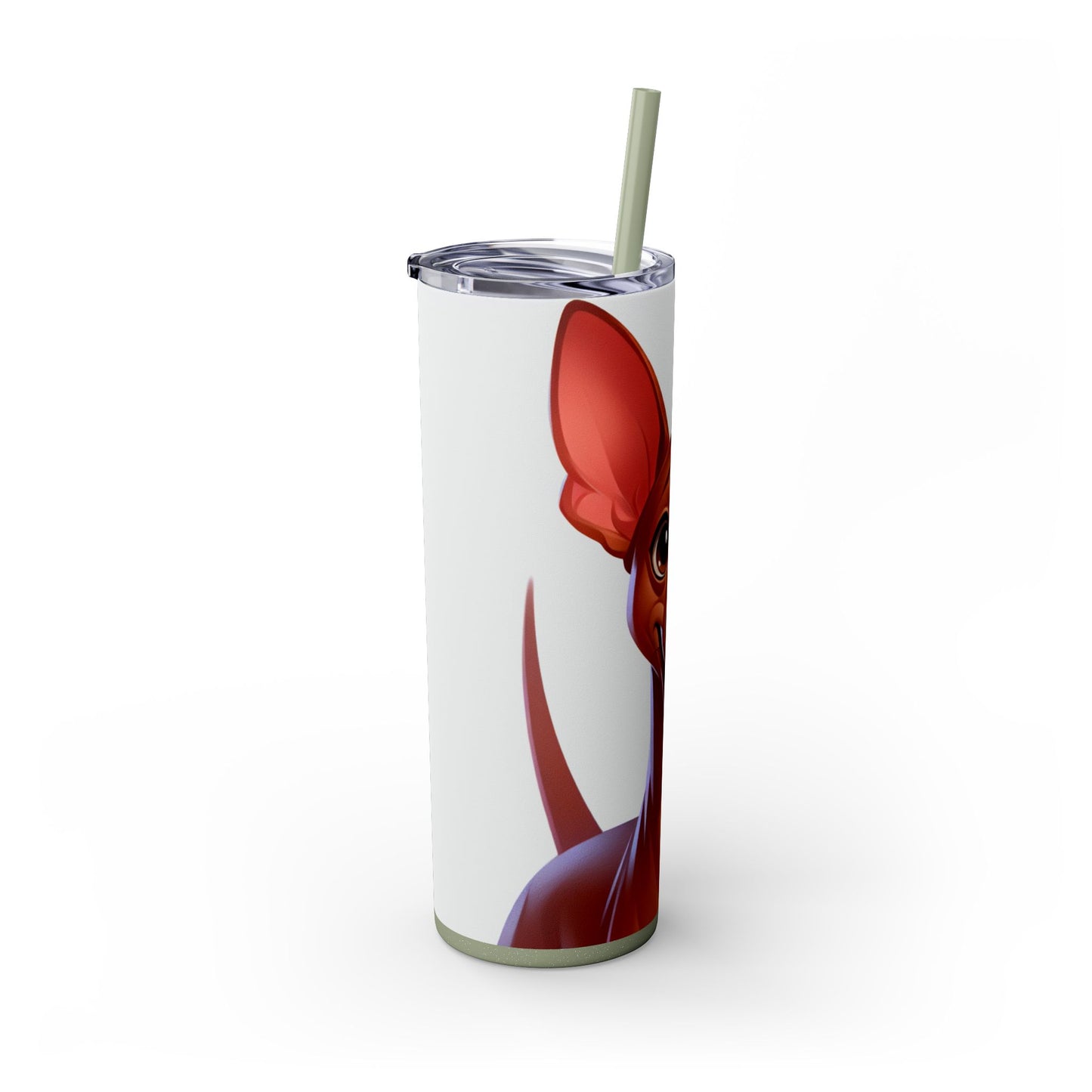 Vaso Cirneco dell'Etna con pajita, 20 oz