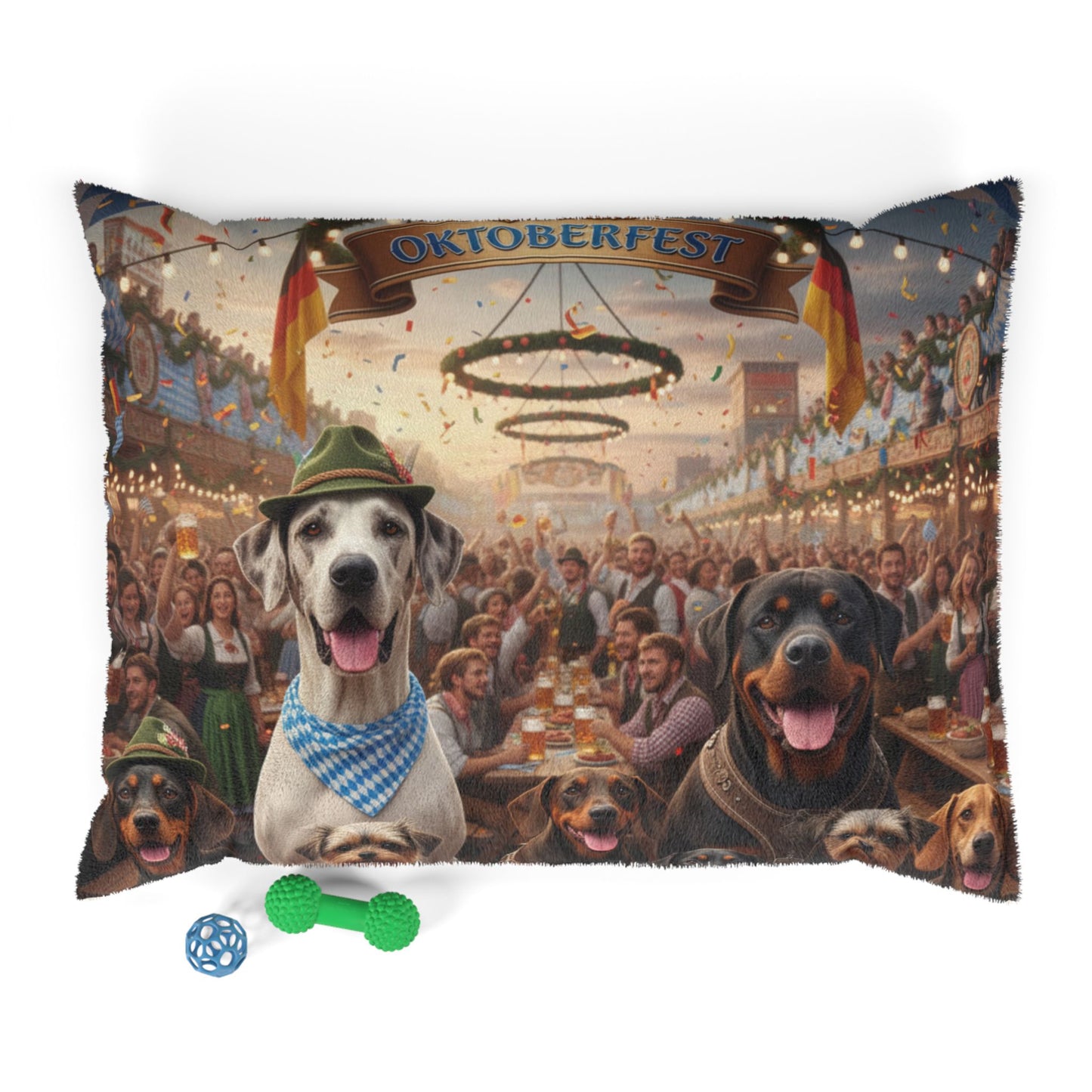 Oktoberfest Dogs Pet Bed