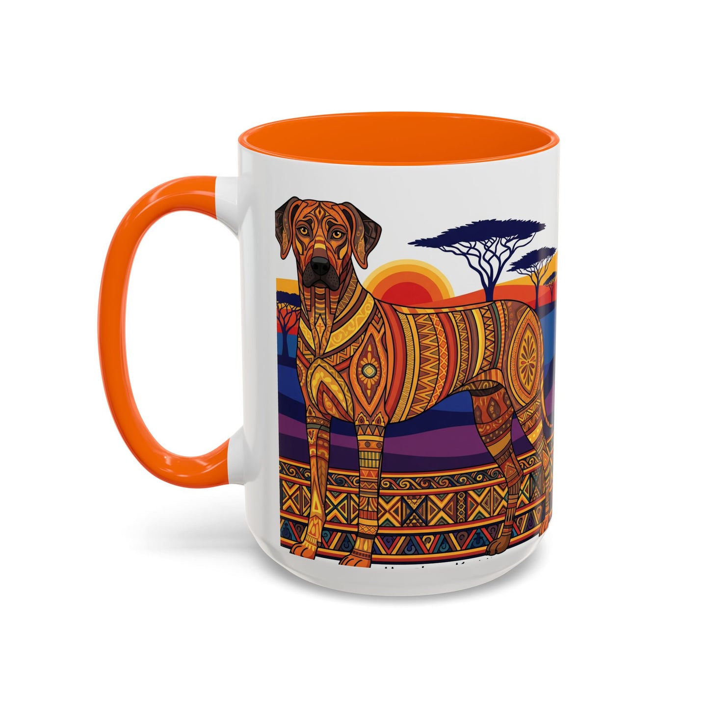 Taza de café con diseño de Rhodesian Ridgeback: el regalo perfecto para los amantes de los perros.