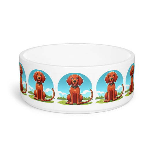 Redbone Coonhound Pet Bowl