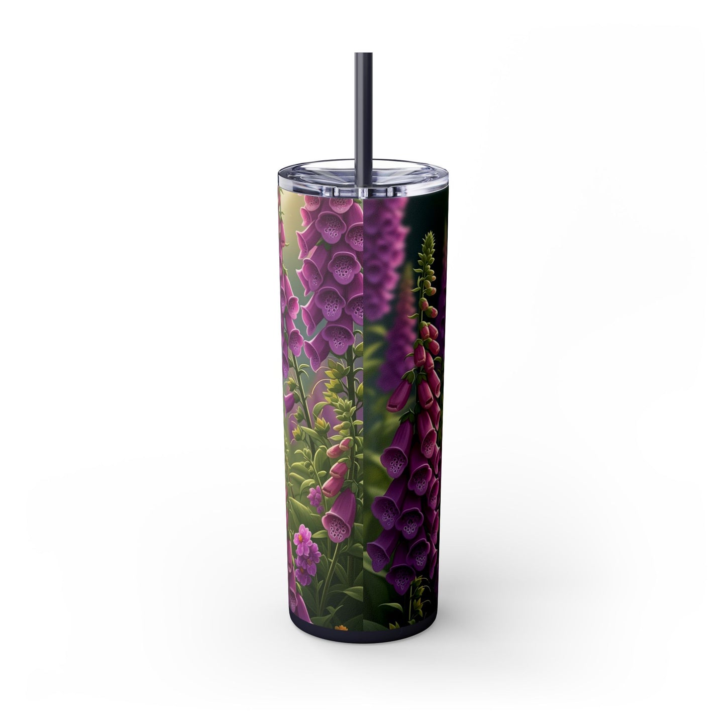 Skinny Tumbler with Straw – 20 oz Stainless Steel Cup