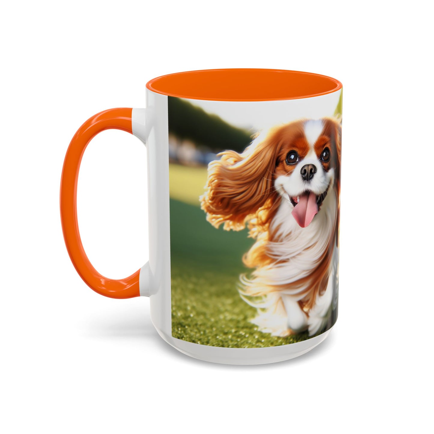 Cavalier King Charles Spaniel Accent Coffee Mug - Perfect Gift for Dog Lovers