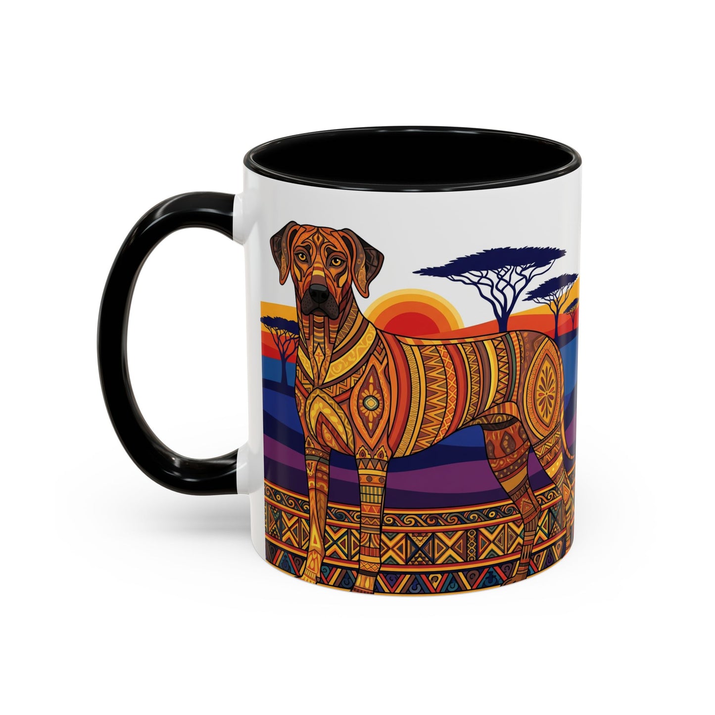 Taza de café con diseño de Rhodesian Ridgeback: el regalo perfecto para los amantes de los perros.