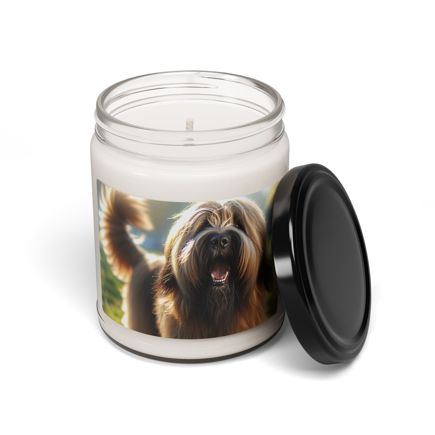 Briard Dog- Scented Soy Candle, 9oz